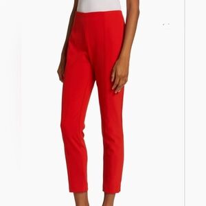 Veronica Beard Vibrant Red Honolulu Pants